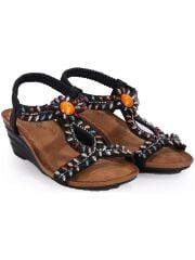 24Y151-1 SİYAH SANDALET
