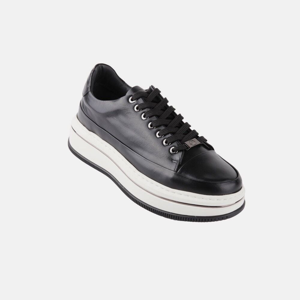 21102 ERKEK SİYAH BEYAZ SNEKAER