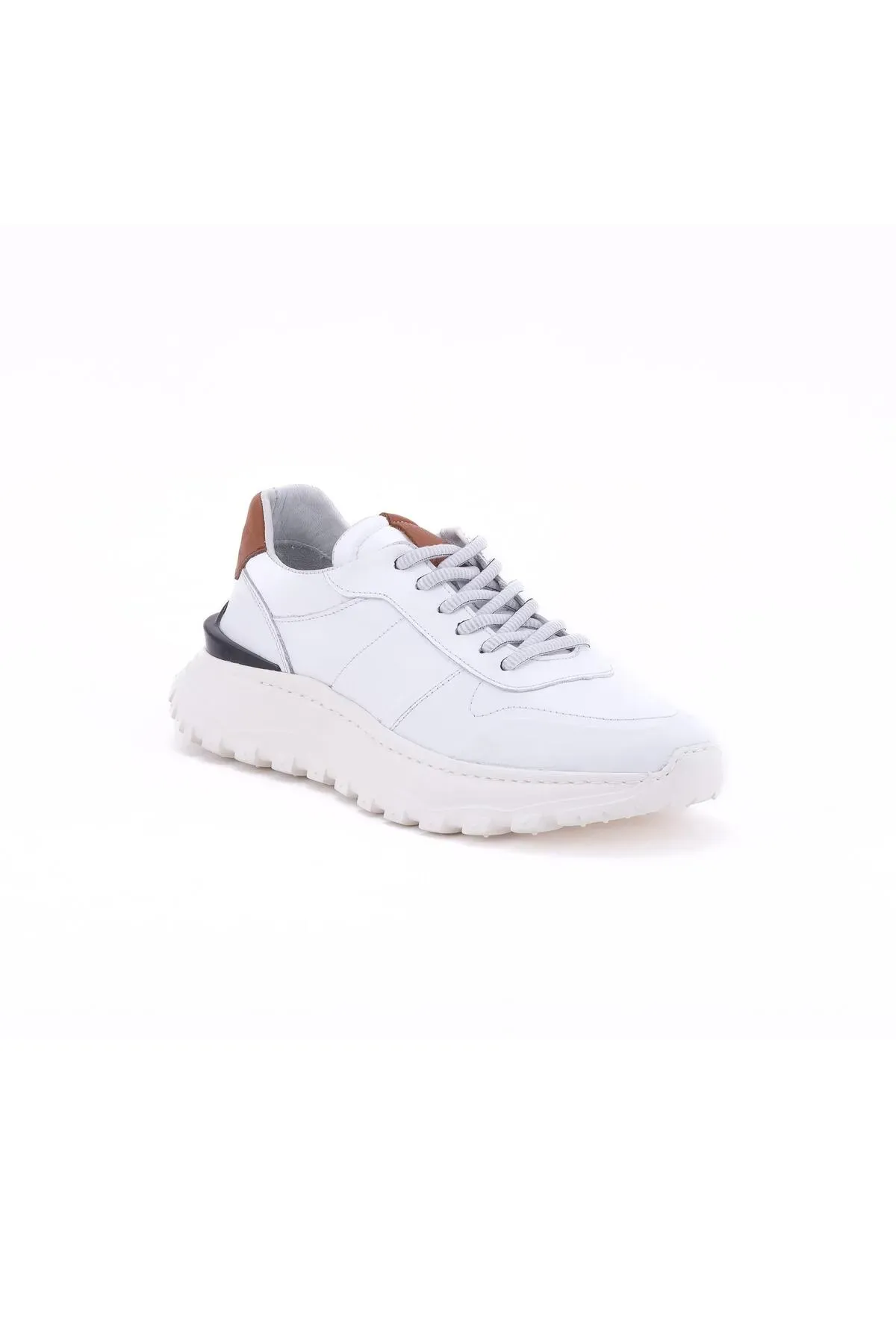 19202 BEYAZ DERİ SNEAKERS