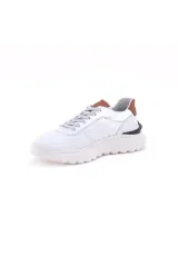 19202 BEYAZ DERİ SNEAKERS