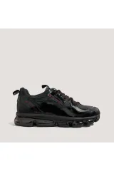 16065 SİYAH DERİ SNEAKER