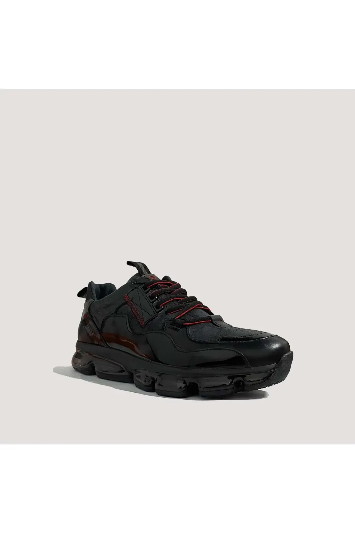 16065 SİYAH DERİ SNEAKER