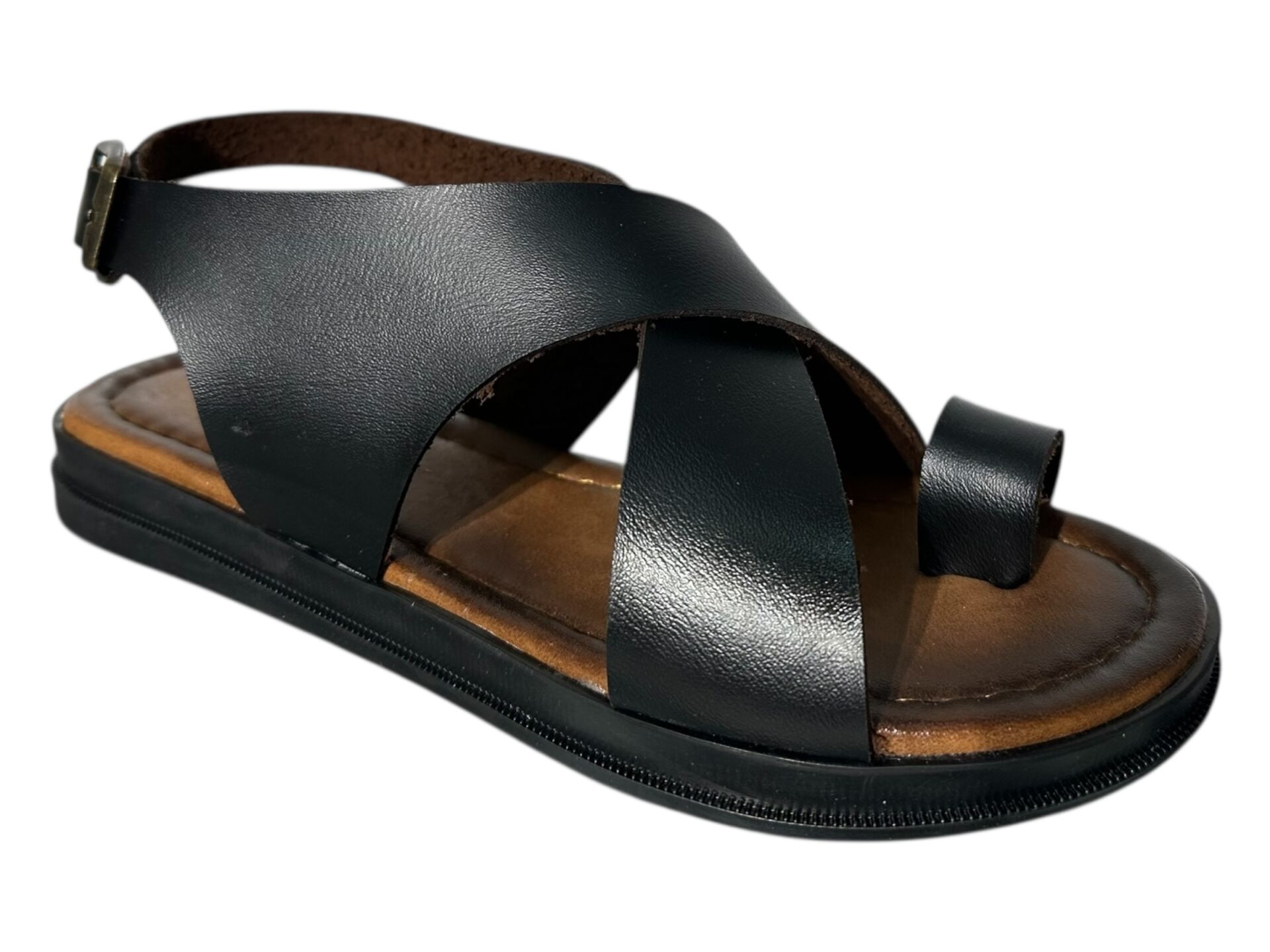 004-605 SİYAH SANDALET
