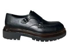 BR-44-001 SİYAH KLASİK TOKALI AYAKKABI