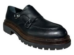 BR-44-001 SİYAH KLASİK TOKALI AYAKKABI