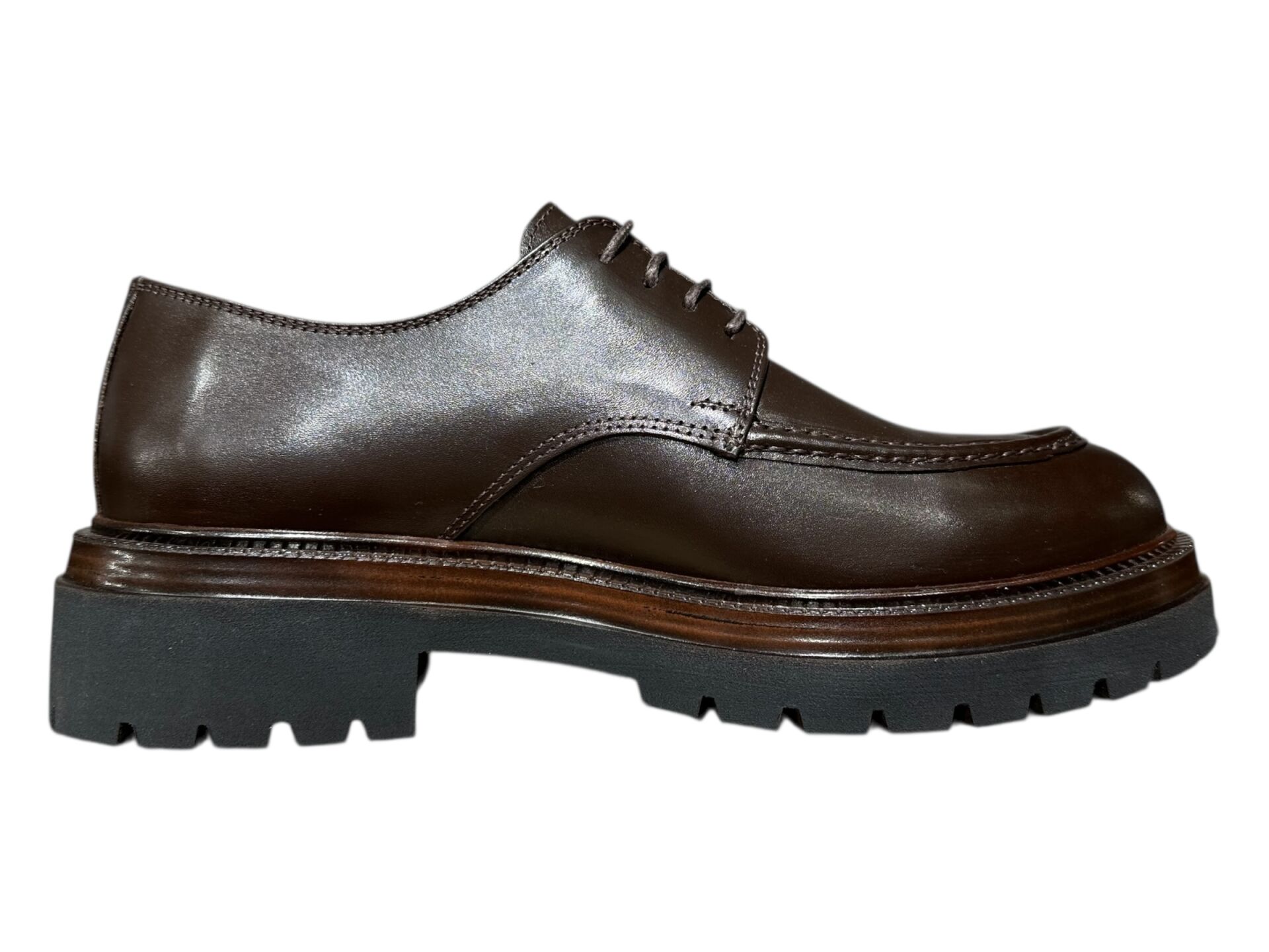 BR-44-001-B BAĞCIKLI KAHVE  KLASİK AYAKKABI