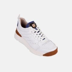 17123 BEYAZ SNEAKER DERİ AYAKKABI