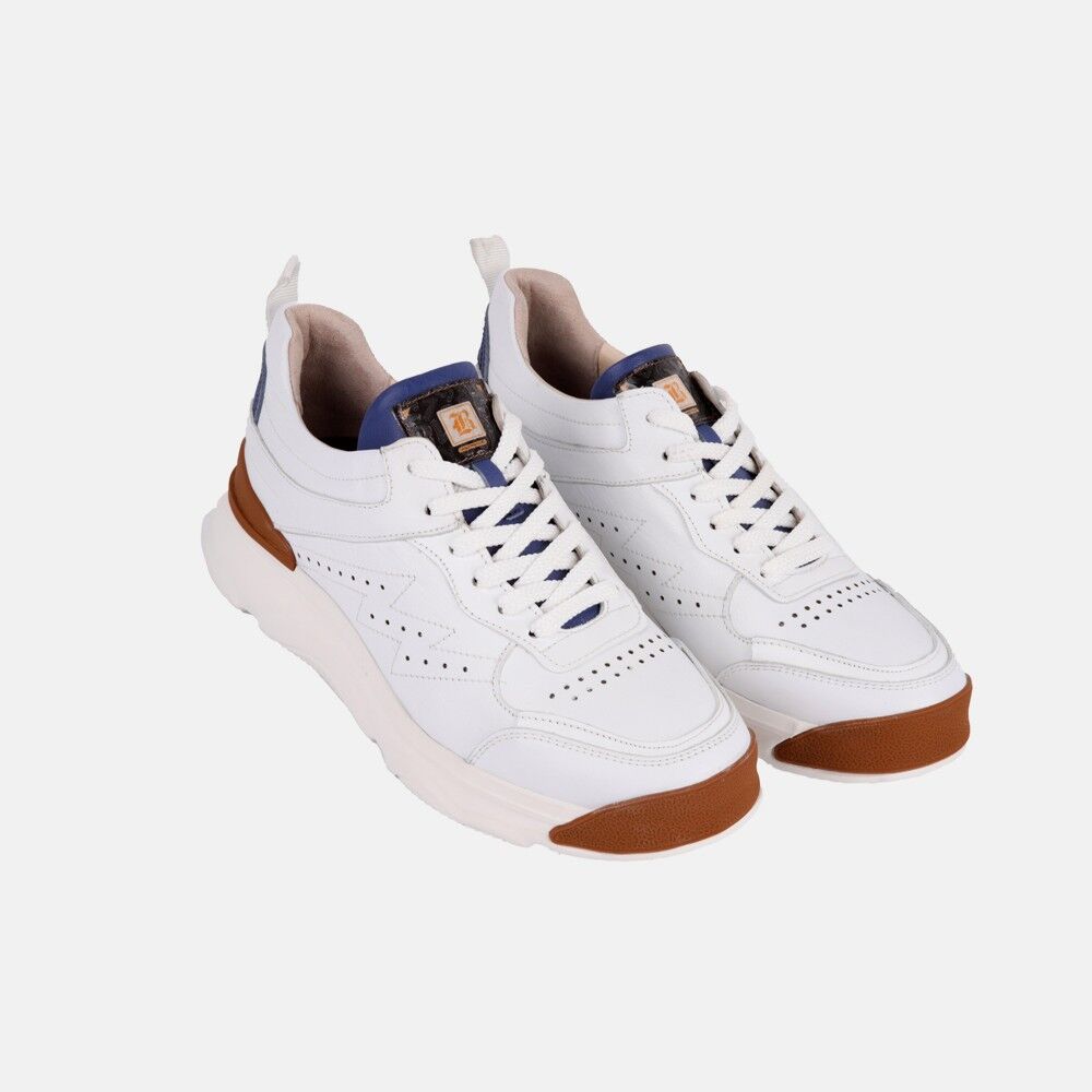17123 BEYAZ SNEAKER DERİ AYAKKABI