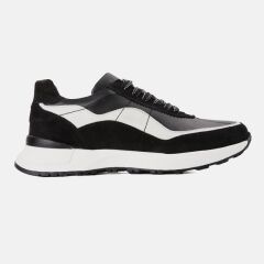 19154 SİYAH BEYAZ SNEAKER AYAKKABI