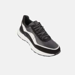 19154 SİYAH BEYAZ SNEAKER AYAKKABI