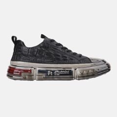 21331 SİYAH HAKİKİ DERİ SNEAKER DERİ AYAKKABI