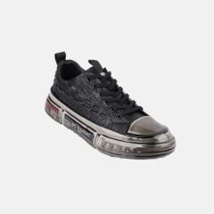 21331 SİYAH HAKİKİ DERİ SNEAKER DERİ AYAKKABI