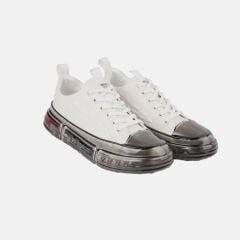 18219 BEYAZ SNEAKER DERİ AYAKKABI