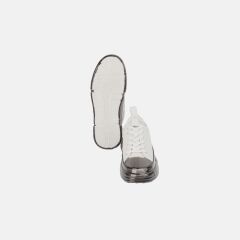18219 BEYAZ SNEAKER DERİ AYAKKABI